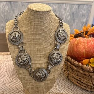 Vintage Lion Head Necklace